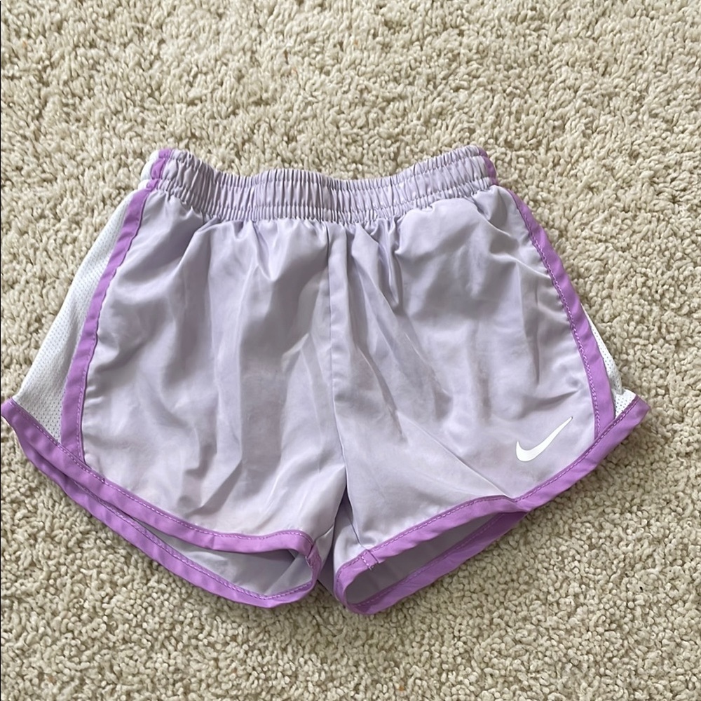Nike Purple Athletic Shorts with Elastic Waistband